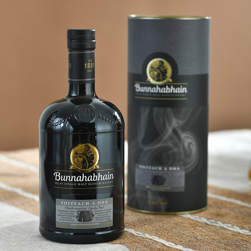 布纳哈本泥煤续曲单一麦芽苏格兰威士忌 Bunnahabhain 进口洋酒