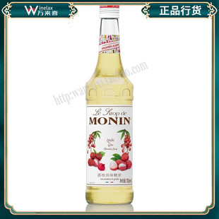 莫林荔枝糖浆果露 Monin lychee 调饮品鸡尾酒 700ml