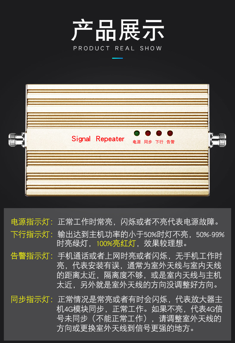 SR-20-1D/4G，移动联通电信4G三网通信号放大器