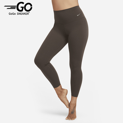 Nike/耐克正品女士高腰弹力透气紧身运动长裤DQ6016-237