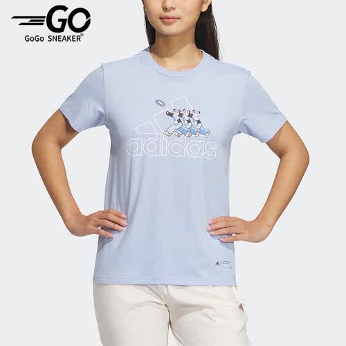 Adidas/阿迪达斯女子印花短袖