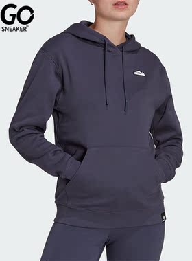 Adidas/阿迪达斯正品EMB HOODIE女士运动连针织帽卫衣IB5068