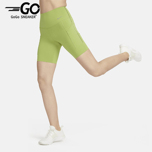 Nike/耐克正品夏季女士弹力透气运动训练紧身短裤DQ5995-377