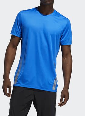 Adidas/阿迪达斯正品25/7 TEE RUNR男子跑步休闲运动短袖GI4593