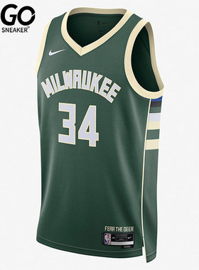Nike/耐克正品/23赛季密尔沃基雄鹿队男子运动球衣DN2012-323