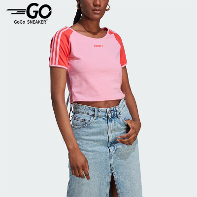 Adidas/阿迪达斯正品三叶草夏季女子运动透气短袖T恤IT8153