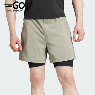 GYM 运动健身短裤 S男士 IR8598 2IN1 正品