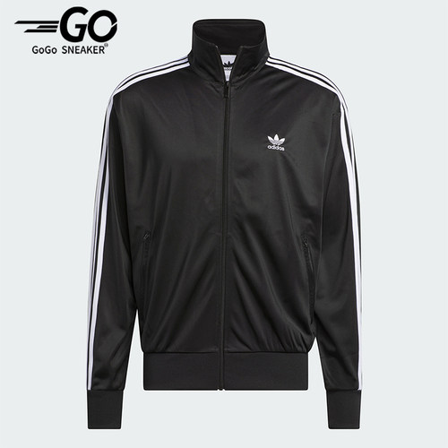Adidas/阿迪达斯正品复古男士立领运动针织外套IJ7058