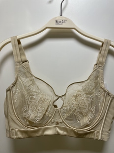 奥维丝丽内衣80B超薄水晶杯软钢圈性感蕾丝