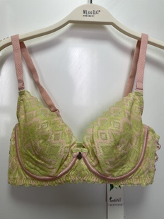 羽诗芬内衣75B超薄水晶杯兔耳朵软圈性感蕾丝