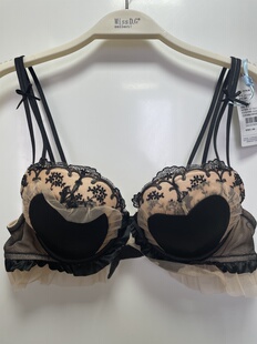 兰缪内衣75A软钢圈聚拢厚款 缎面柔软舒适