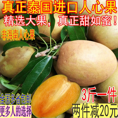 泰国新鲜水果人心果宝宝孕妇水果