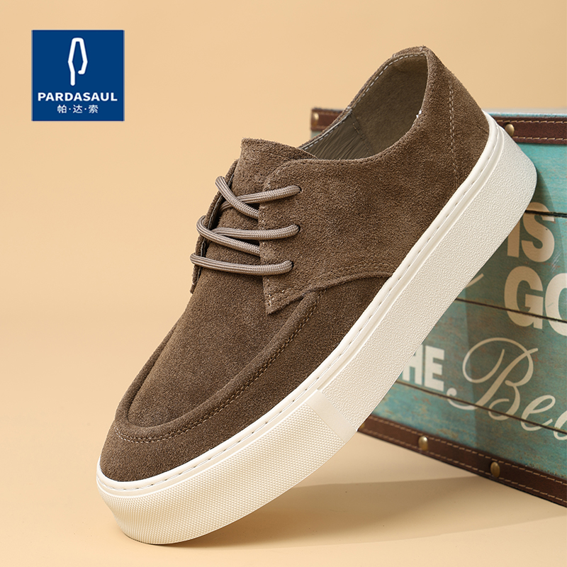 帕达索百搭厚底沙漠鞋街头复古小单鞋软底滑板鞋休闲低帮鞋240943