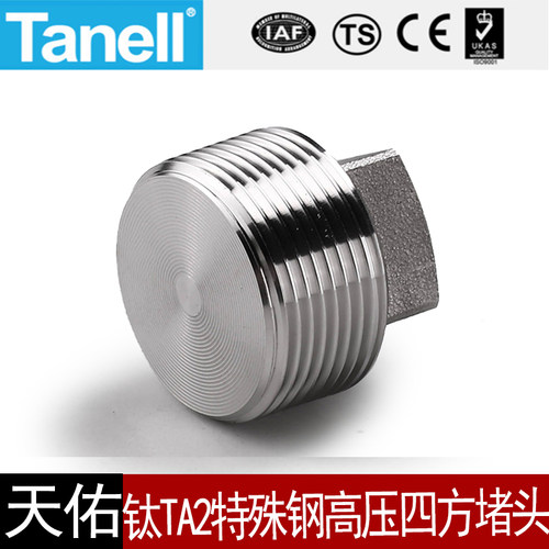 tanell钛TA2高压四方堵头
