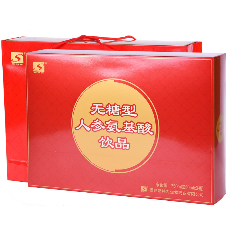 无糖型人参复合氨基酸饮品成年男女父母长辈营养节日送礼品盒