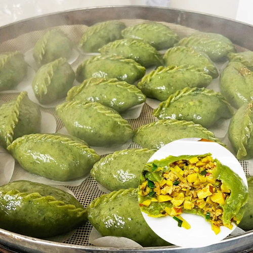 手工艾草清明粿多口味新鲜现做