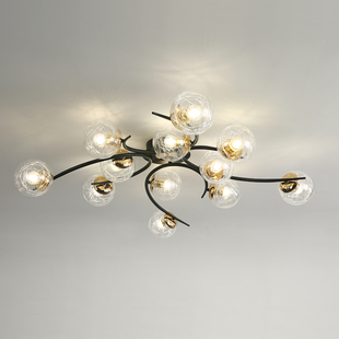 LED客厅灯北欧风格 灯具 简约现代创意吸顶灯卧室灯网红2024年新款