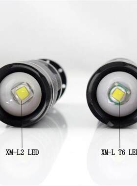 爆款XMLT6L2LED变焦强光手电筒家用远射充电式手电筒迷你钓鱼骑行