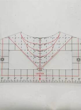 爆款T恤校准工具尺跨境新品测量工具T-shirt calibration tool ru