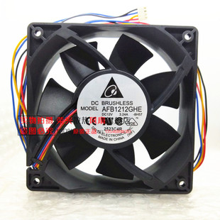 台达 AFB1212GHE-8H57 12038 12V 3.24A 4线 散热风扇 PFC1212DE