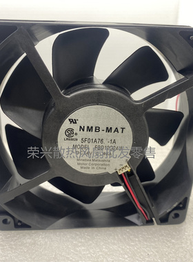 原装NMB-MAT FBD12G24U 12038 24V 0.48A 12CM机箱变频器散热风扇