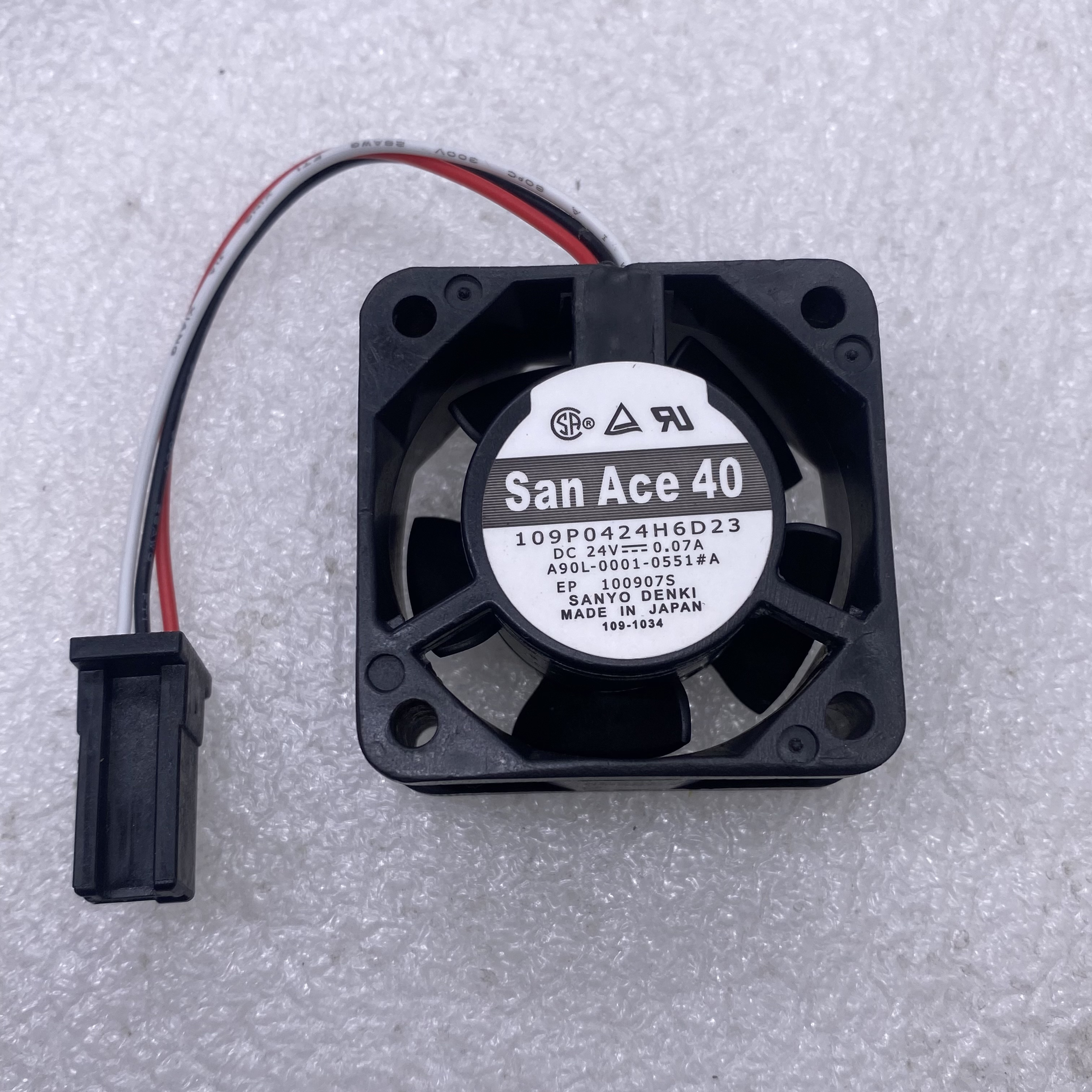 4020 4CM 24V发那科风扇109P0424H6D03/6D04/6D05/6D06/6D08/6D10