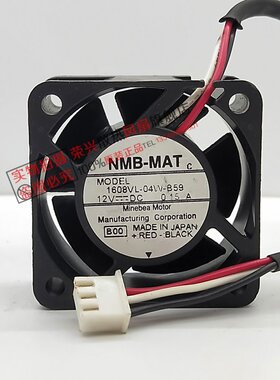 NMB-MAT 1608VL-04W-B59 -B00 12V 0.15A 4CM 4020 1U 静音风扇
