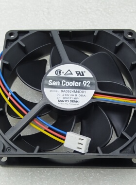 无刷直流风扇9A0924M4D01【FAN AXIAL 92X25MM 24VDC WIRE】