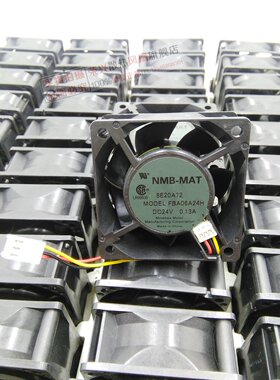 全新  6cm 6025 FBA06A24H/M 24V 0.13A  2/3线 变频器风扇