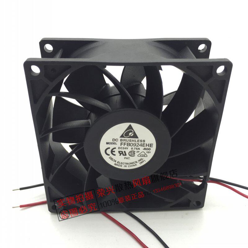 原装9cm 9038 FFB0924EHE 24v 0.75A 9238 变频器散热风机