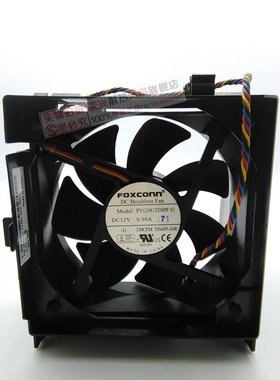 富士康 12CM风扇 NN495 12V PV123812DSPF风扇+黑色风罩RR527