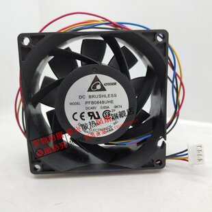 8038 PFB0848UHE 48V 4线变频器机箱风扇 9K73 0.65A 8CM