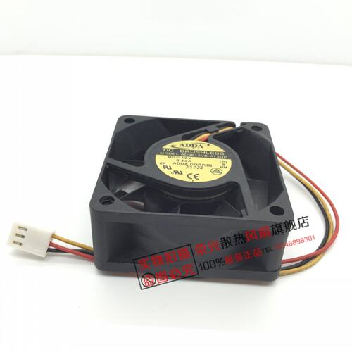 ADDA 6025 12V 0.54A 6CM AD0612VB-A73GP Cisco 2600路由器风扇
