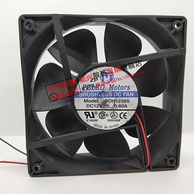 原装PELKO MOTORS RDH1238S 12038 12V 24V 0.60A 2线 变频器风扇