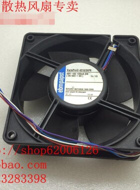 原装德国 4218/2HPR DC48V 105mA =5W 4线12038散热风扇