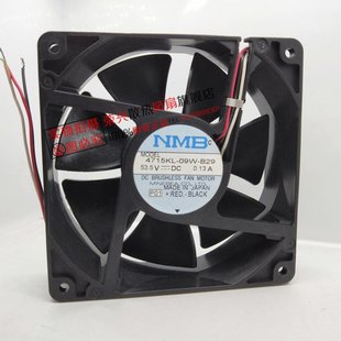 B29 12038 3线 4715KL 机箱散热风扇 12CM 09W 0.13A NMB 53.5V