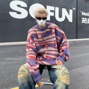 慵懒软糯鹿毛绒毛衣B32-P50图片