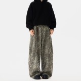 豹纹中性牛仔长裤B25-P55，男装休闲裤，星座617A-3（原B318）