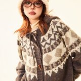 牛角扣连帽毛衣外套B39-68,男装针织衫/毛衣,星座617A-3(原B318), 牛角扣连帽毛衣外套B39-68,男装针织衫/毛衣,星座617A-3(原B318),