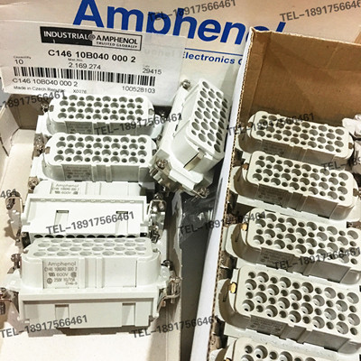 原装现货 Amphenol  600V 250V 10/15A C146-D 40芯插芯模块
