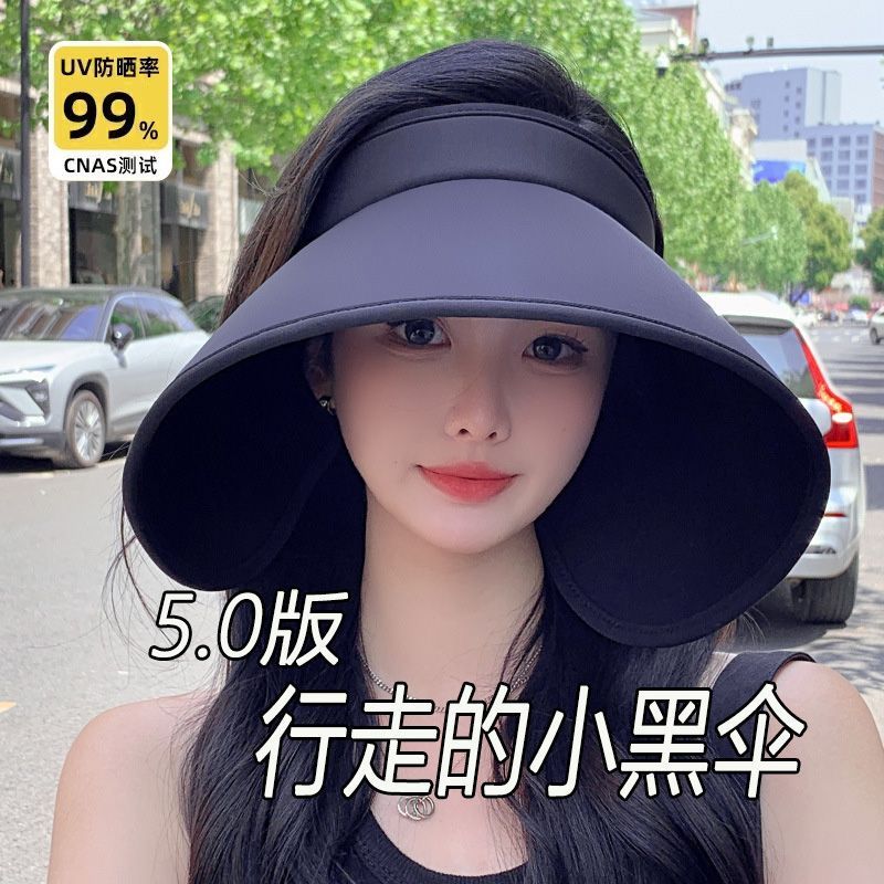 遮阳帽女夏季加大帽檐防紫外线