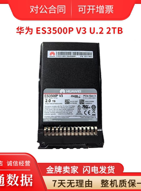 华为ES3500P V3 U2 800G 2T 4T NVME SSD企业级固态硬盘 02311MSC