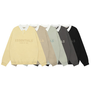 EAGLE ESSENTIALS 秋新款潮牌高街字母休闲宽松POLO衫长袖卫衣女