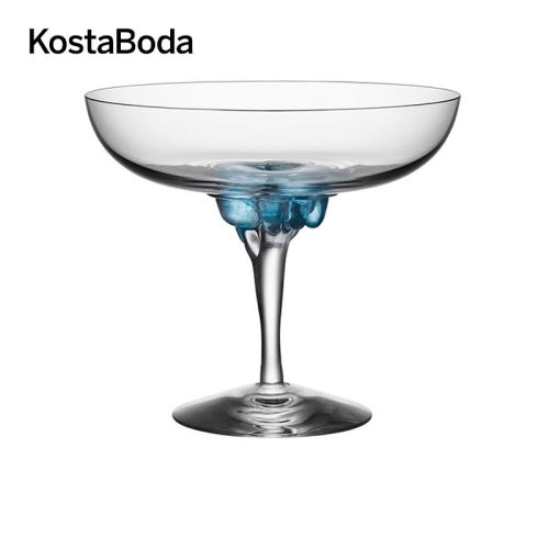 KOSTA BODA进口水晶玻璃Sugar Dandy家用鸡尾酒杯 创意碟形高脚杯