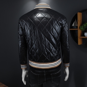 2024冬季新款休闲棒球领加厚保暖棉服QT212-F7519- P255 假模图图片