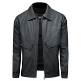 2025新款男皮衣翻领刺绣秋冬机车服QT212-货号6858-P160镂空图，男装皮衣，钱塘2010-1