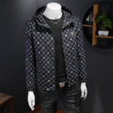 2026春秋热销男士连帽休闲百搭夹克7329-P185，男装夹克，钱塘2010-1