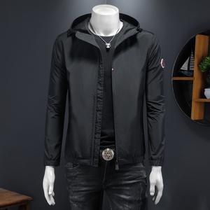 2026春秋休闲连帽夹克 货号7671-P175 假模图图片