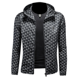 2024秋季新款休闲连帽夹克货号7693-P175假模图，男装夹克，钱塘2010-1