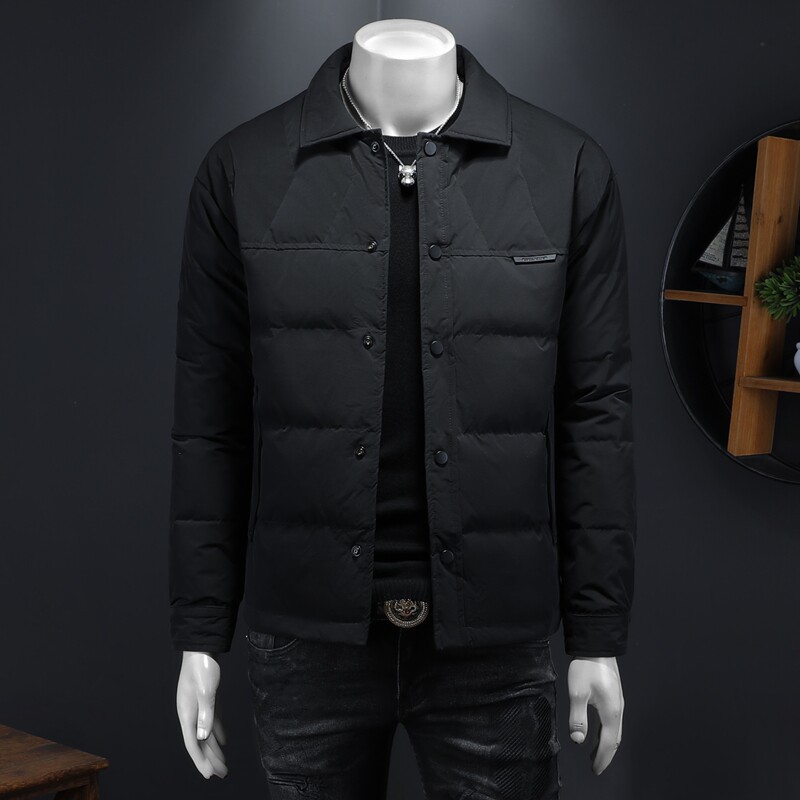 2024冬季新款翻领休闲羽绒服QT212-9908-P220假模图,男装羽绒服,钱塘2010-1